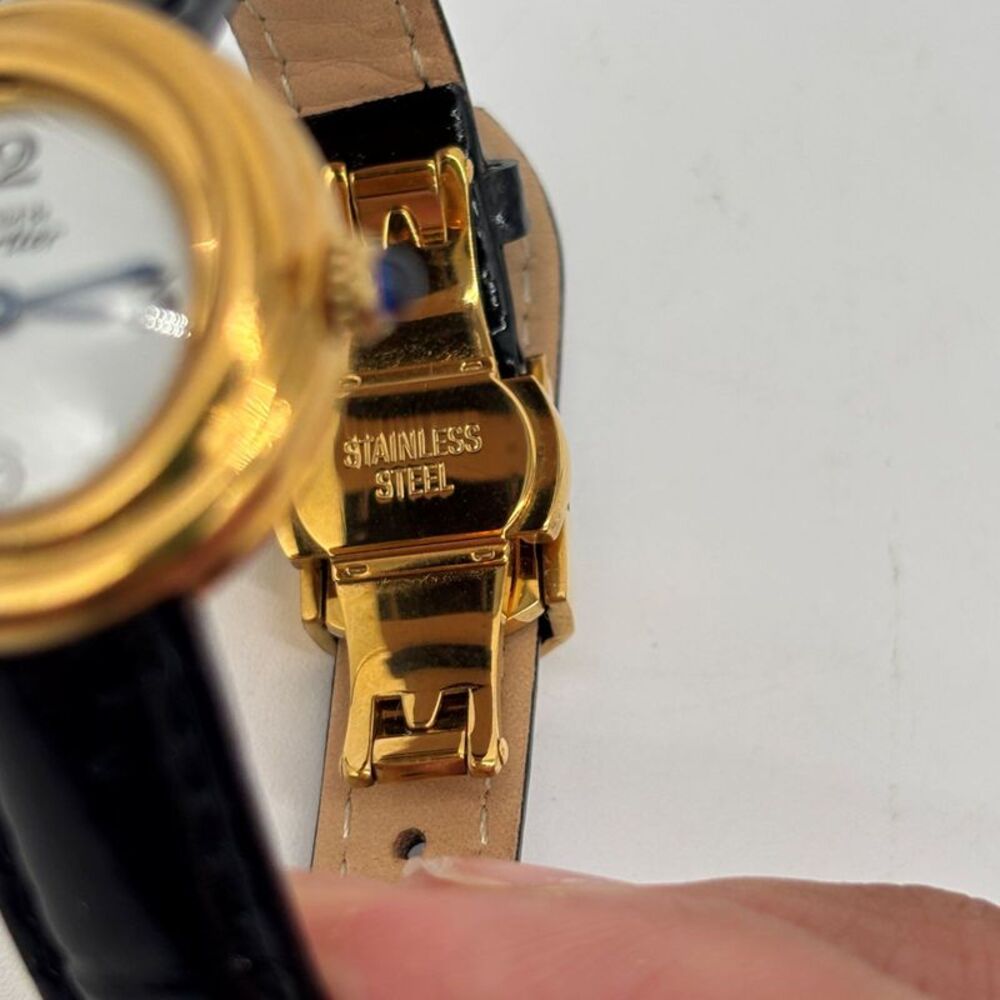 Cartier Trinity Black Leather Watch - Picture 7 of 11